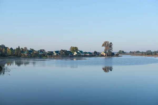 Пейзаж Изображением Озера Селигер — стоковое фото