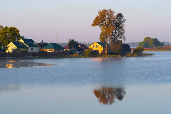 Paisaje Con Imagen Del Lago Seliger — Foto de Stock