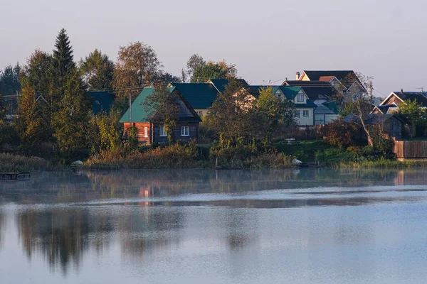 Paisaje Con Imagen Del Lago Seliger —  Fotos de Stock