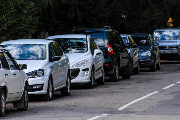 Gebiet Moskau Russland Juli Parkplatz Gebiet Moskau Russland — Stockfoto