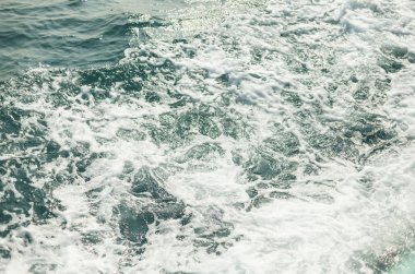 Aqua deniz suyu yüzeyinin arka plan çekimi