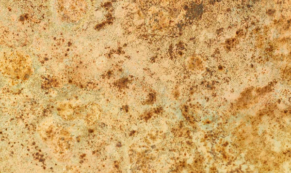 Rusted painted metal wall. Rusty metal background with streaks of rust. The metal surface rusted spots — Stock Photo, Image