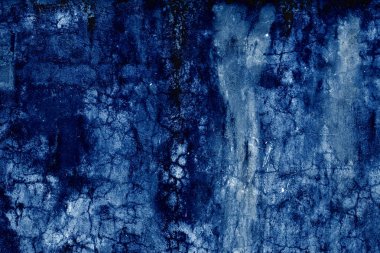 Grunge koyu lacivert arka plan, dokulu duvar