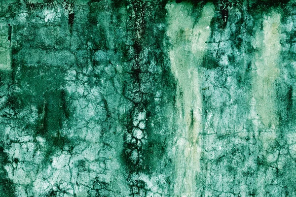 A parede de concreto vintage verde fundo abstrato — Fotografia de Stock