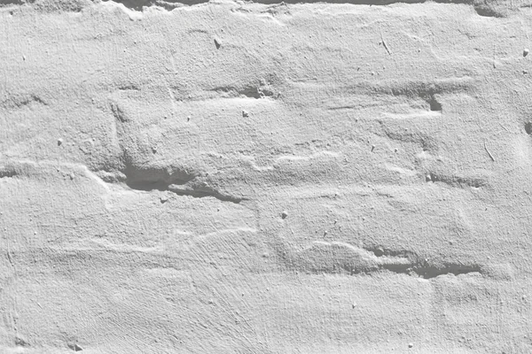 질감있는 배경을 만들기 위해 흰 색깔을 내는 벽돌 벽 — 스톡 사진