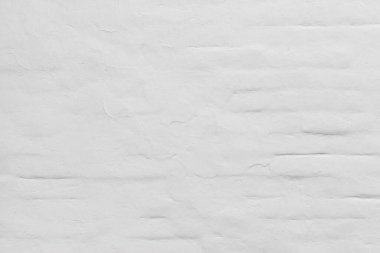 Doku arkaplanı için beyaz renkli grunge tuğla duvar