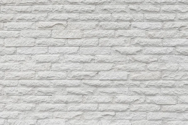 Bílá barva grunge cihlová stěna pro texturu pozadí — Stock fotografie