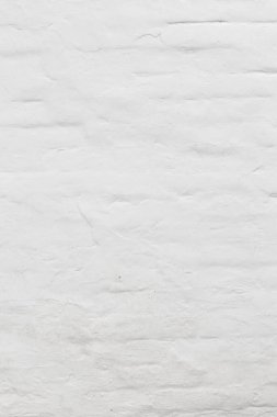 Doku arkaplanı için beyaz renkli grunge tuğla duvar