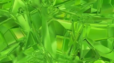 Cam mı, buz mu? Soyut arkaplan. 3B görüntüleme