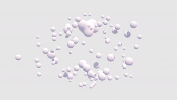 Futurista Organic Projetado Liquid Animated Shot. Vídeo de Gradientes Líquidos Aqua para Apresentação. — Vídeo de Stock