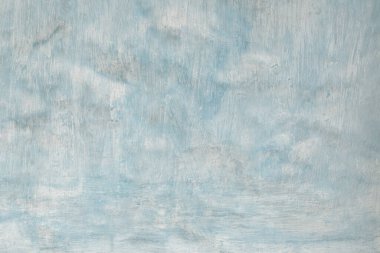 Doku arkaplanı için boş beton duvar mavisi