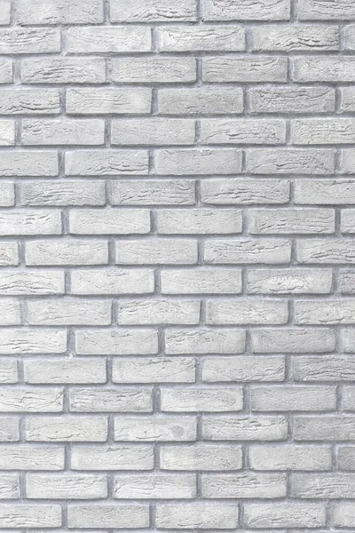 White grunge brick wall texture for background — Stock Photo, Image