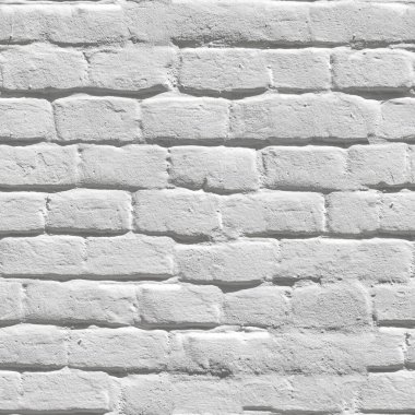 Beyaz tuğla duvarın sınırsız kusursuz deseni