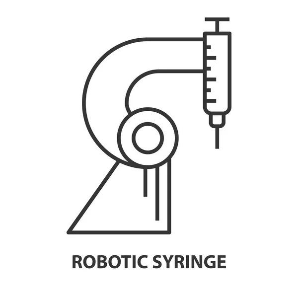 Spuit voor Robotica chirurgie — Stockvector