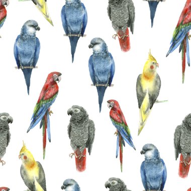 Tropikal suluboya desen