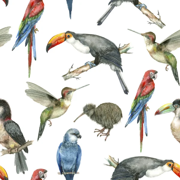 Tropikal suluboya desen