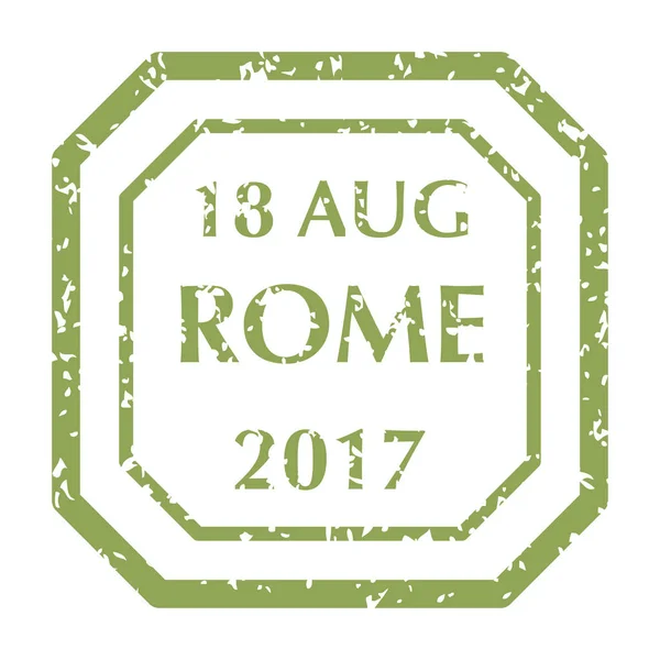 Poststempel van Rome — Stockvector