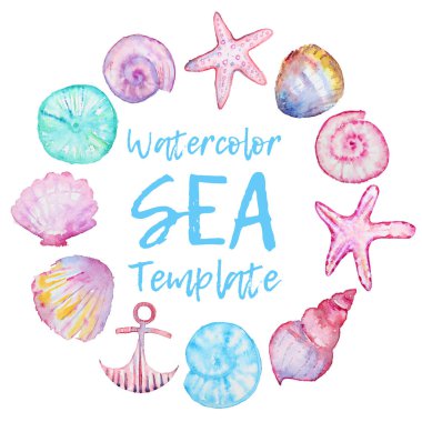 Suluboya şablon kartı