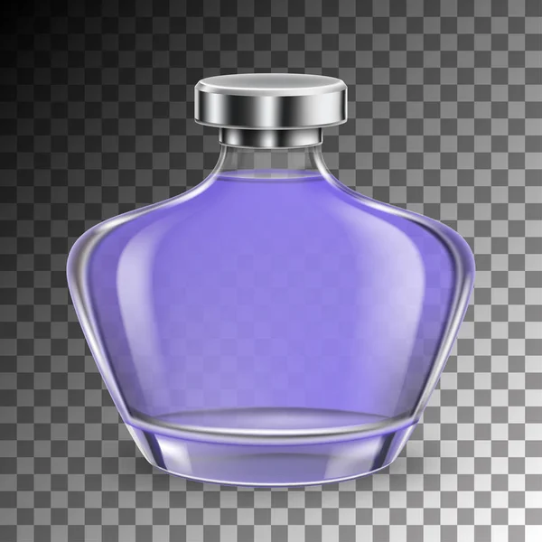 Perfume glass bottle — Stock Vector