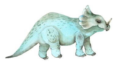 Suluboya dinozor triceratops