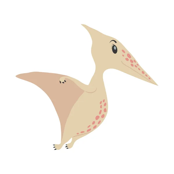 Cartone animato di pterodattilo di dinosauro — Vettoriale Stock