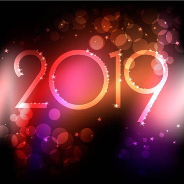 Yeni yıl arka planda