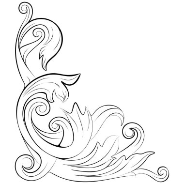 Dekoratif girdapköşeleri