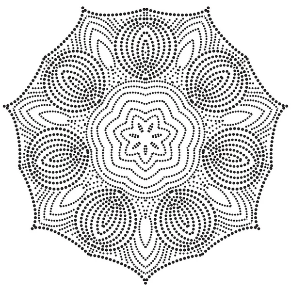 Mandala motif circulaire — Image vectorielle