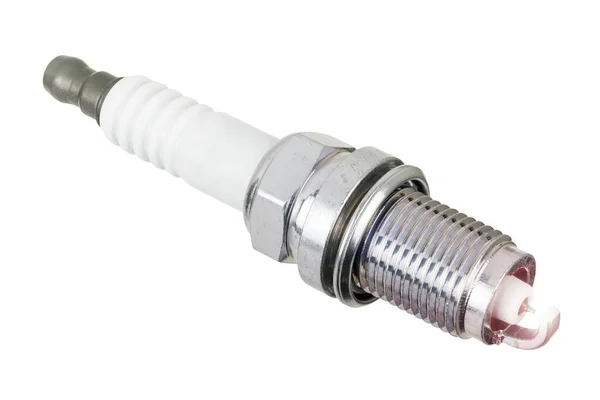 Iridium spark plug with sparking glow — Stock Photo, Image