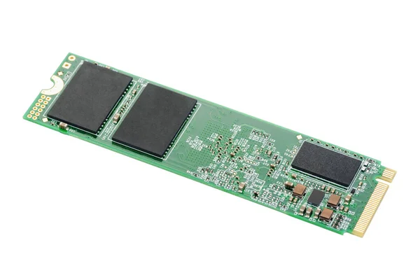 Dysk SSD NVMe m2 do przechowywania danych z dużą prędkością — Zdjęcie stockowe