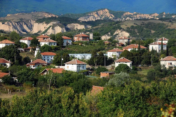 Melnik Blagoevgrad Province Bulgária Agosto 2018 Vista Menor Cidade País — Fotografia de Stock