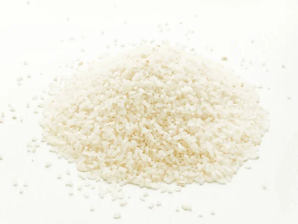 Reis auf weiß — Stockfoto