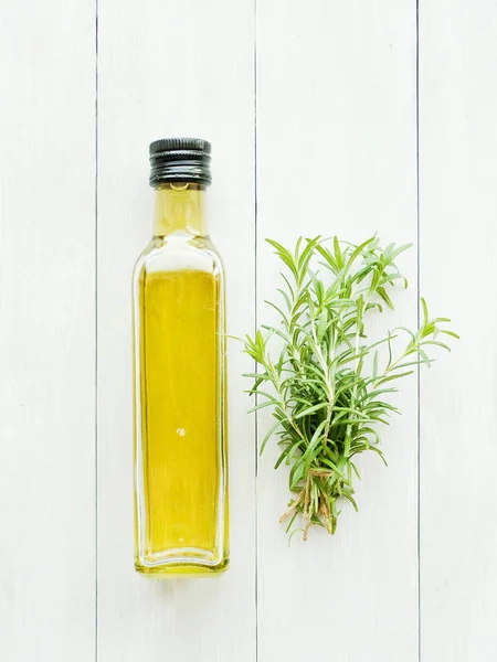 Rosemary and olive oil — Stock Photo, Image