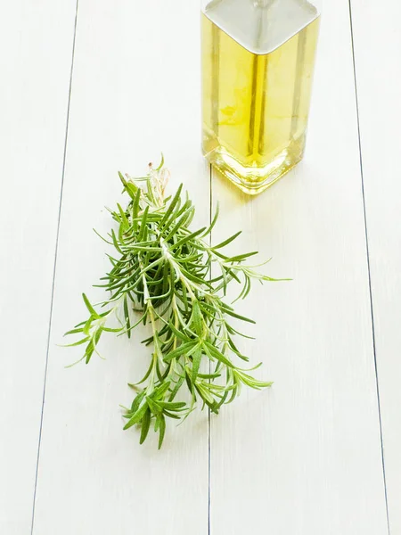 Rosemary and olive oil — Stock Photo, Image