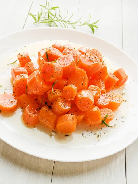 Insalata di carote calda — Foto Stock