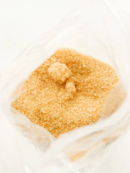 Brązowy cukier trzcinowy — Zdjęcie stockowe