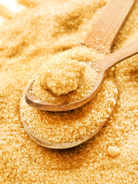 Brown cane sugar Stock Image