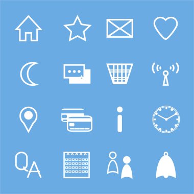 çizgi Icons set