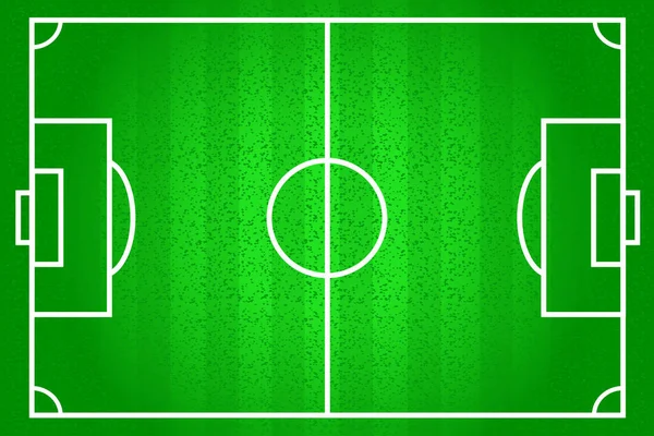 Campo de fútbol vector — Vector de stock