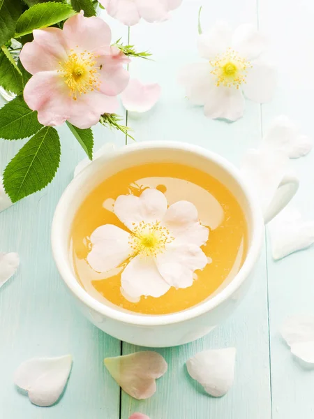 Wild rose tea — Stock Photo, Image