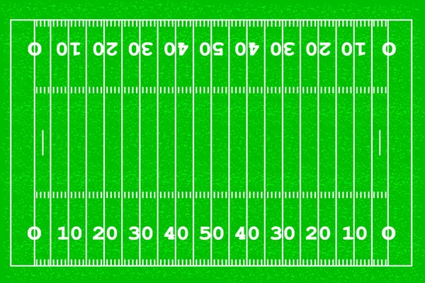 American football field — Stock Vector