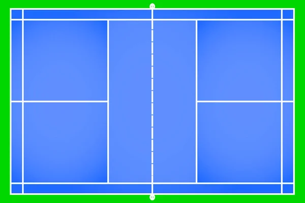 Vector de corte de bádminton — Vector de stock