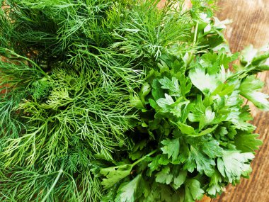 Parsley and dill