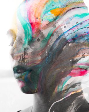 Portre fotoğrafçılığı ile orijinal sanat karışımları