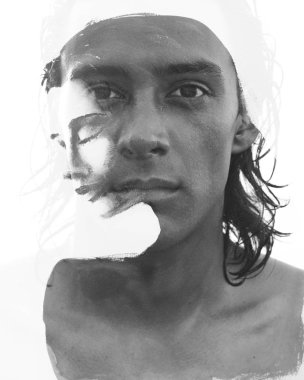 Portre fotoğrafçılığı ile orijinal sanat karışımları