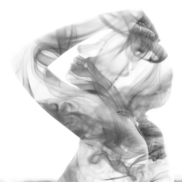 Illusory Dreamy Feeling Created Swirls Smoke — Stock Photo, Image