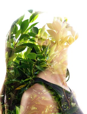 Aydınlık ve güneşli manzara onu sağlıklı bir görünüm ile birleştirir