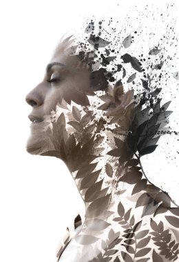 Paintography. Mükemmel doğal haliyle kadınsı güzellik