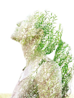 Aydınlık ve güneşli manzara onu sağlıklı bir görünüm ile birleştirir