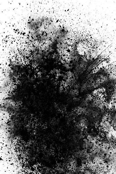 Эффект Брызг Черно Белой Ручной Росписи — стоковое фото